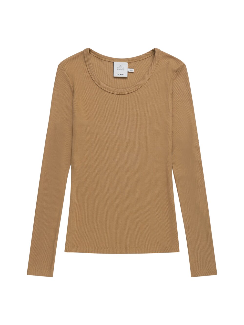 Cutest langærmet t-shirt - Camel